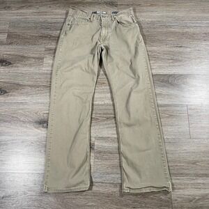 BKE	Men's Jeans Jake Straight Leg Denim Neutral Casual Size 32R Tan